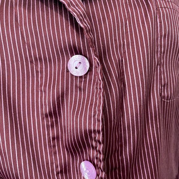 Victoria Secret, Purple, ribbon tripe,2pc set Medium pajamas, intimate women’s - Picture 6 of 7